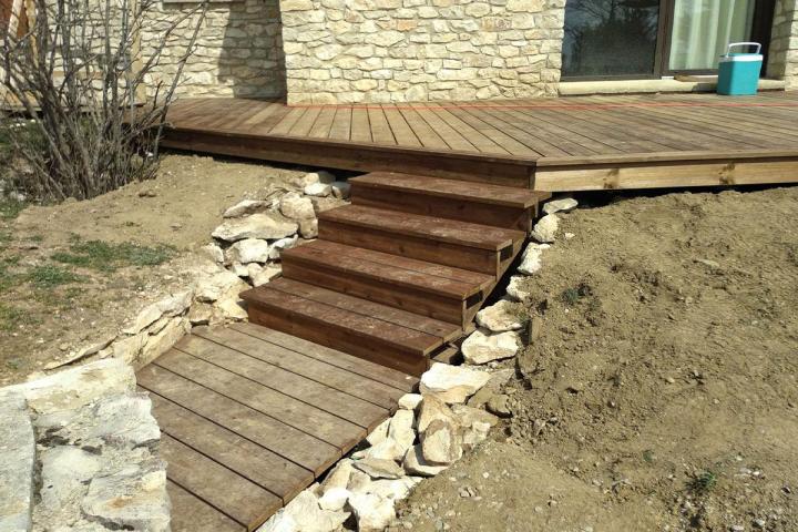 Pose de terrasse en bois Vaucluse