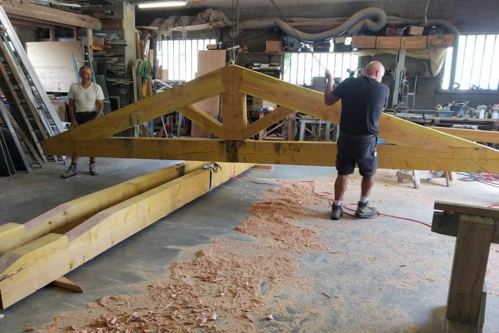 Fabrication de charpente traditionnelle Vaucluse