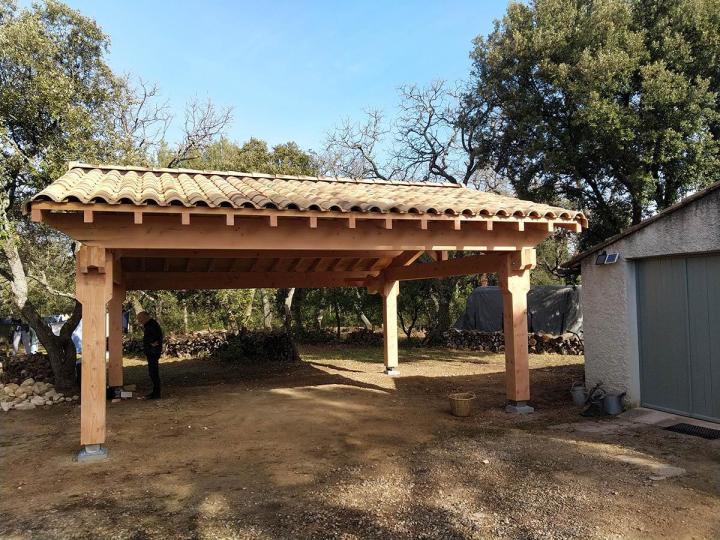 Construction de carport et de pool house Vaucluse