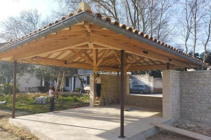Fabrication de charpente traditionnelle Vaucluse
